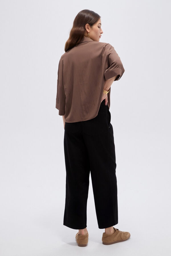 CAMISA TAREO 70809 CHOCOLATE image number null