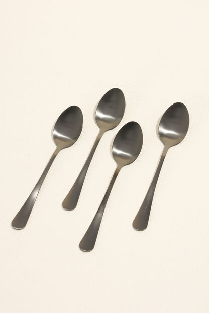 Cuchara de T&eacute; Olivo Set 4 un. negro COLOR UNICO image number null