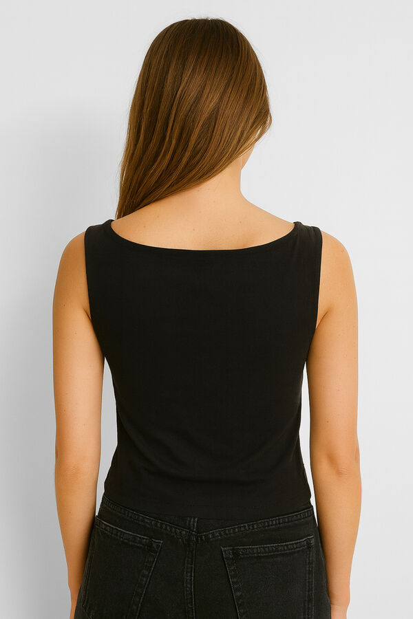 MUSCULOSA AINOA NEGRO image number null