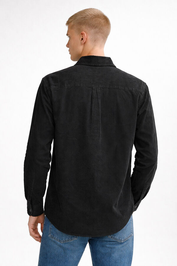 CAMISA SUTRA NEGRO image number null