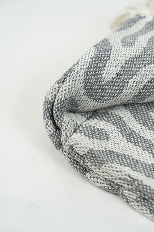 Manta DOODLE GRIS OSCURO image number null