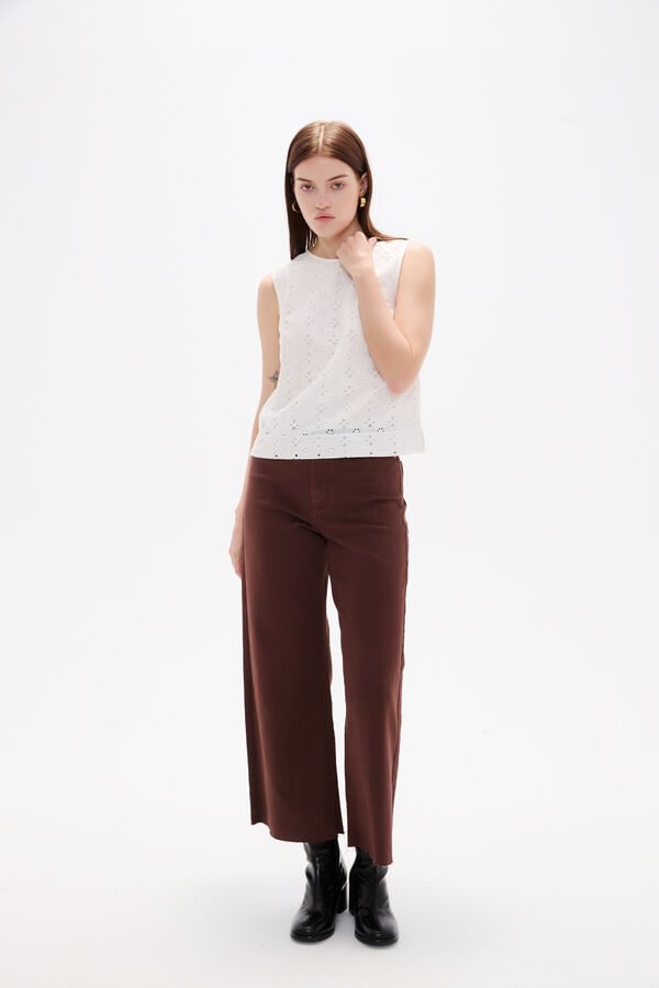 BLUSA RILIO MARFIL  / OFF WHITE image number null