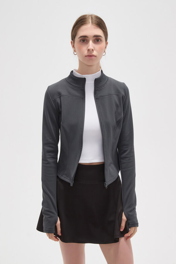 CAMPERA PALUA GRIS OSCURO image number null