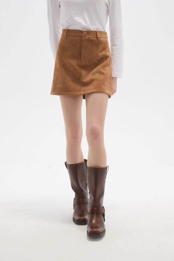 FALDA ARVESS BEIGE OSCURO image number null