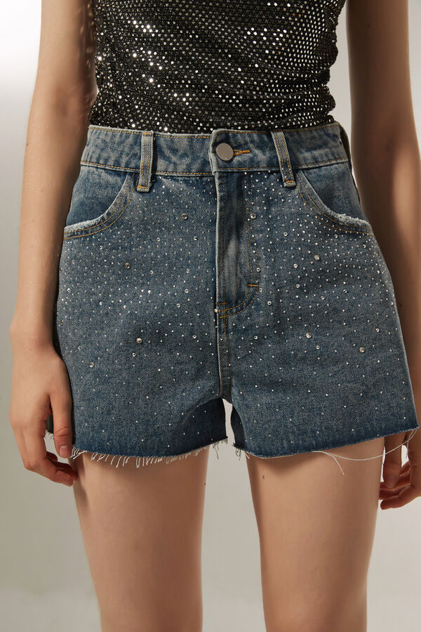 SHORT MIRSO AZUL GRISACEO image number null