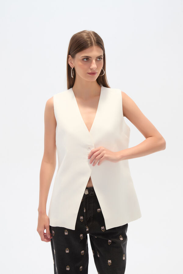 CHALECO AQUALIA MARFIL  / OFF WHITE image number null