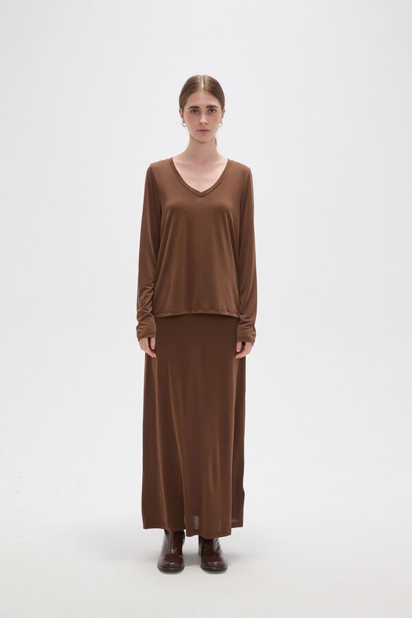 REMERA TIVIA CHOCOLATE image number null