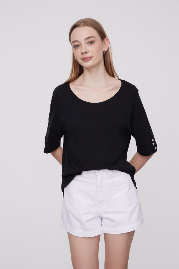 REMERA LEENA NEGRO