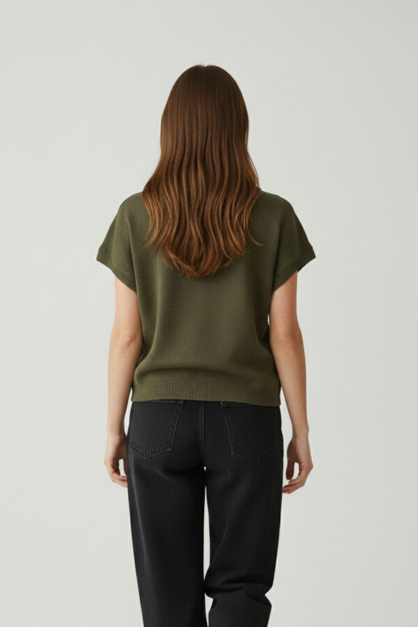 CHALECO MOCH VERDE OLIVA OSCURO image number null