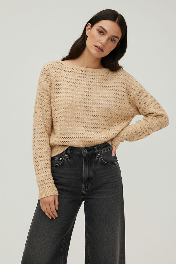 SWEATER LUANNA BEIGE image number null
