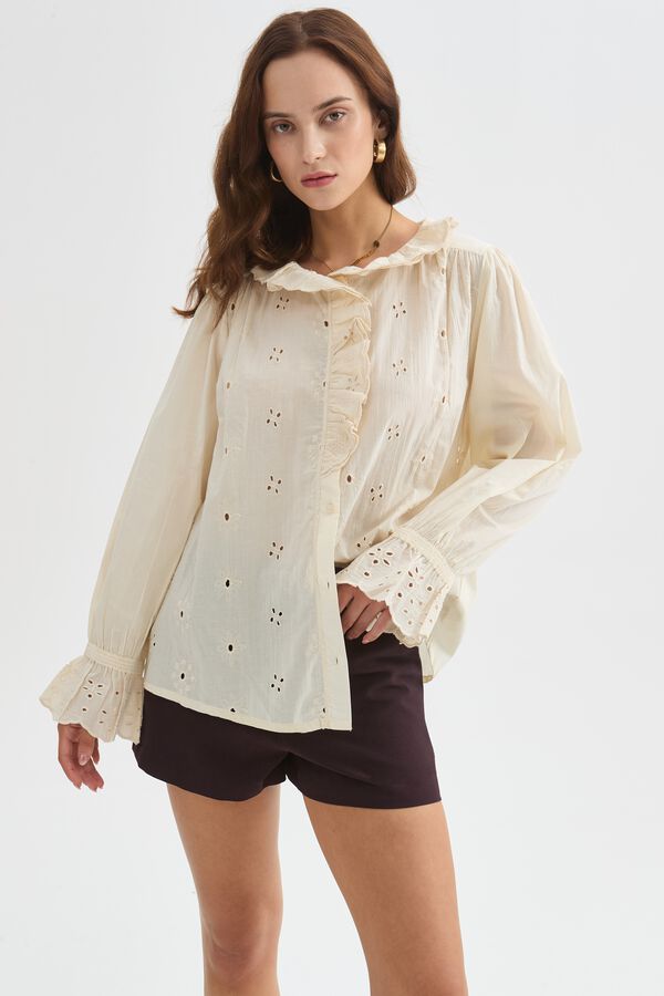 CAMISA JIARDIN 70607 CRUDO / NATURAL image number null