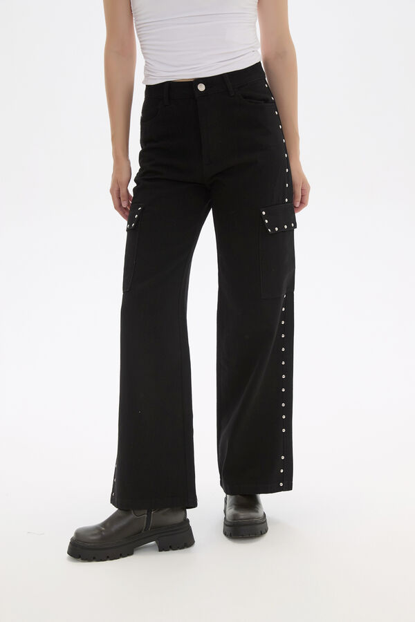 PANTALON BAPOR NEGRO image number null