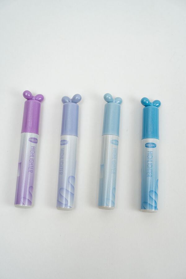 Resaltador Glowy mix 3 colores, 4 pcs GUSTO 2 image number null