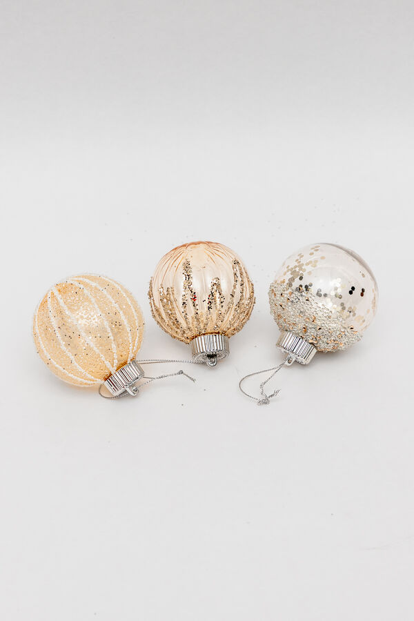 Colgante Esferas Trasl&uacute;cidas, 3un. COLOR UNICO image number null