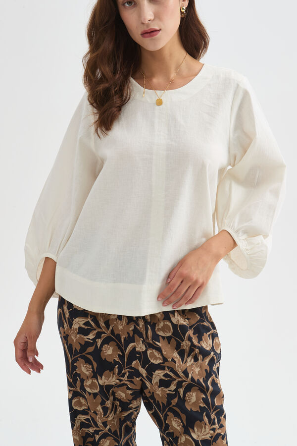 BLUSA RAISA 70607 ARENA MELANGE image number null