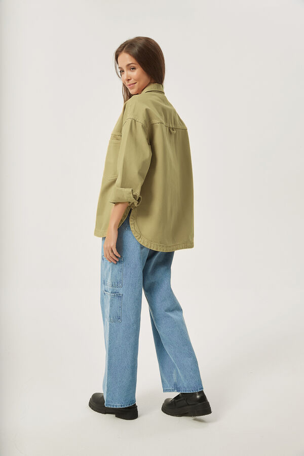 SOBRECAMISA ACHEP VERDE OLIVA CLARO image number null