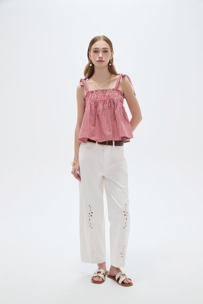 PANTALON RATO 70809 MARFIL  / OFF WHITE image number null