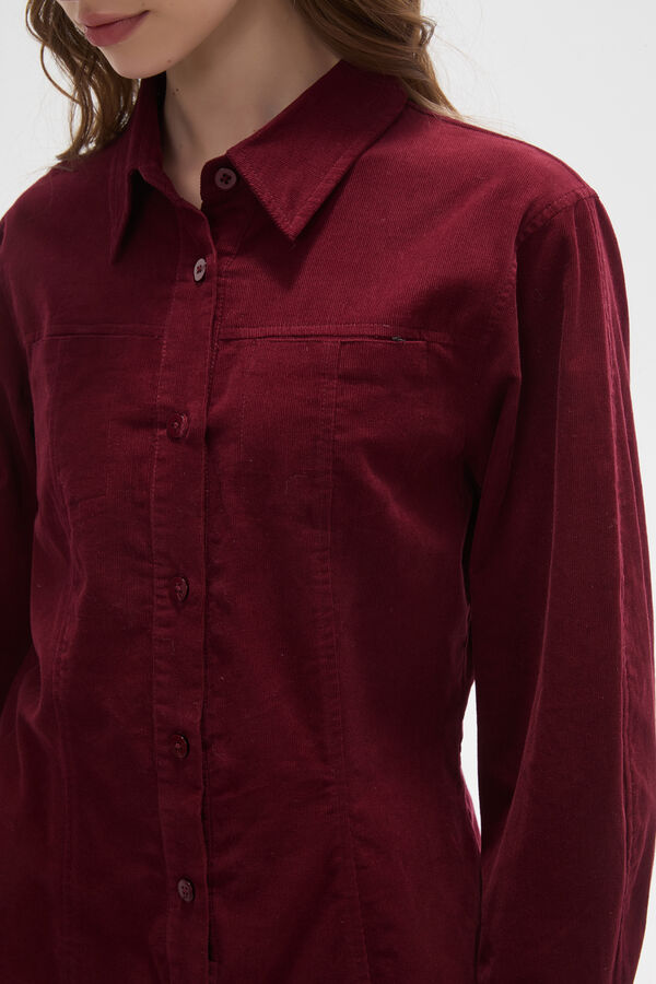 CAMISA RAVIKA BORDEAUX image number null