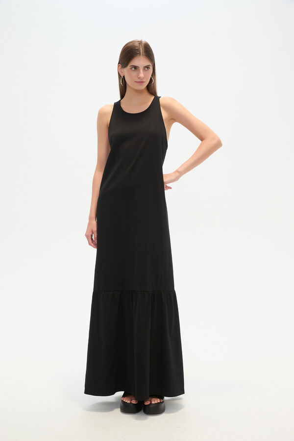VESTIDO MANILIA NEGRO image number null