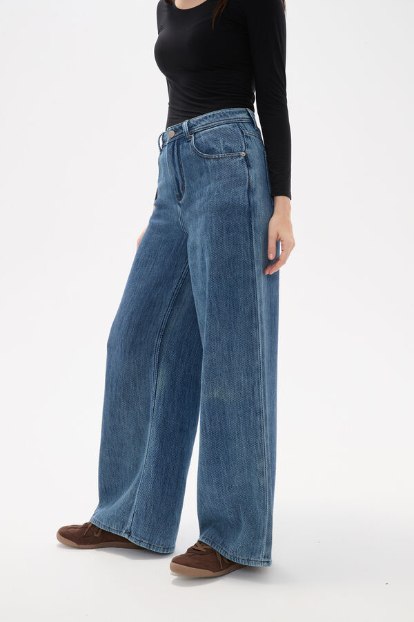 PANTALON NUTESA AZUL GRISACEO image number null