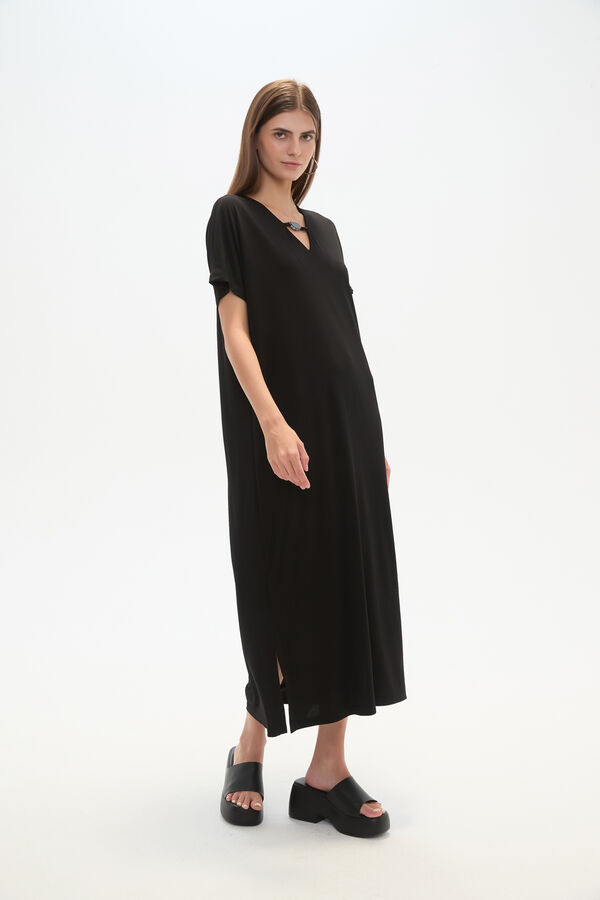 VESTIDO OASINA NEGRO image number null