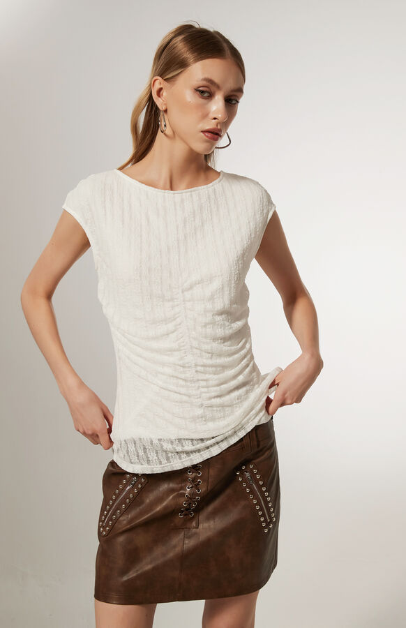 TOPS FARCA MARFIL  / OFF WHITE image number null