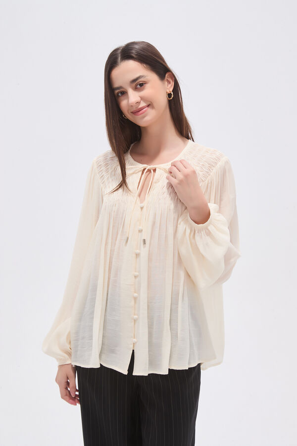 BLUSA MAKOR CRUDO / NATURAL image number null
