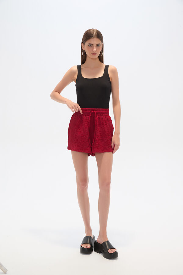 SHORT JUILA BORDEAUX image number null