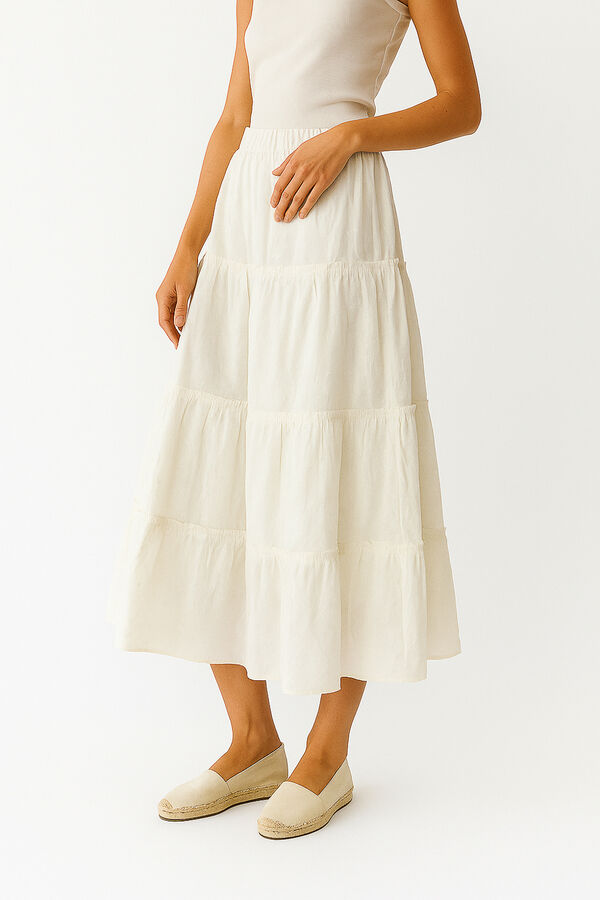 FALDA LONIA BLANCO image number null