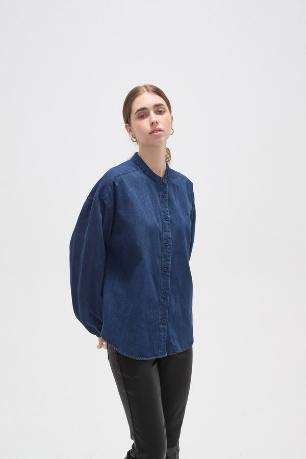 CAMISA TAREL AZUL INDIGO image number null