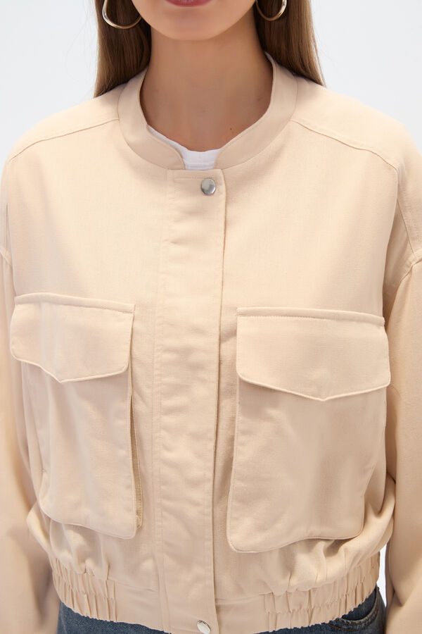 CHAQUETA LISCEN BEIGE CLARO image number null