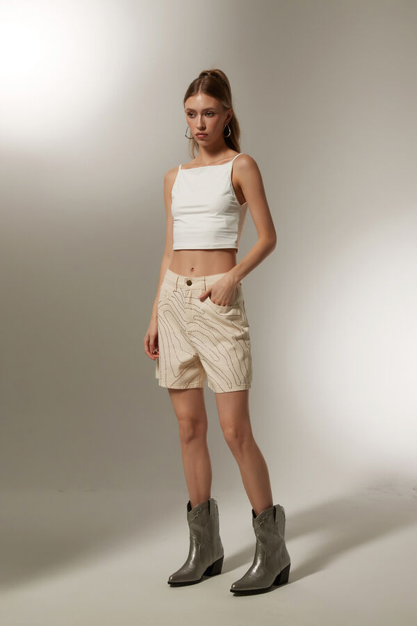 SHORT GANDARA CRUDO / NATURAL image number null