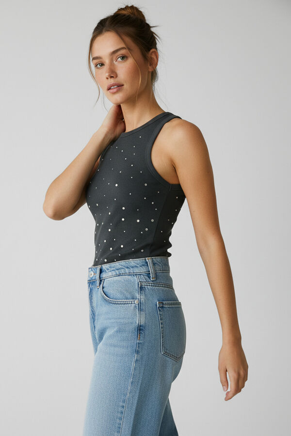 MUSCULOSA RASEL GRIS TOPO image number null