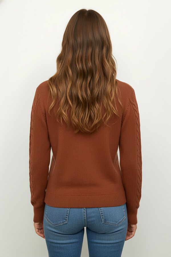 SWEATER FOCIO BORDEAUX image number null