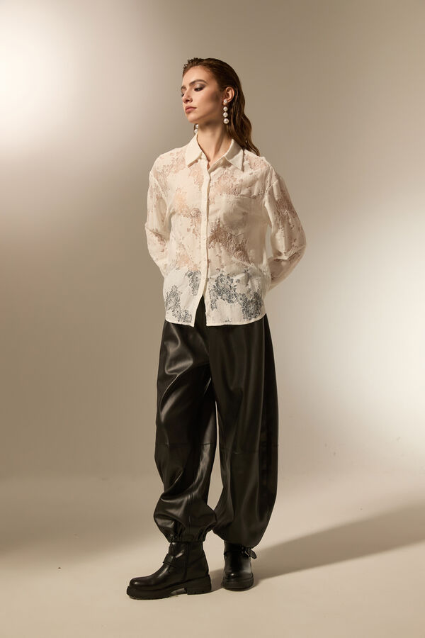 CAMISA VALESSA MARFIL  / OFF WHITE image number null