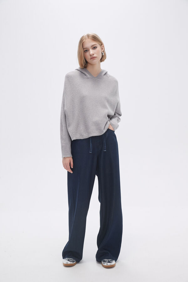 SWEATER PLIDI GRIS MELANGE MEDIO image number null