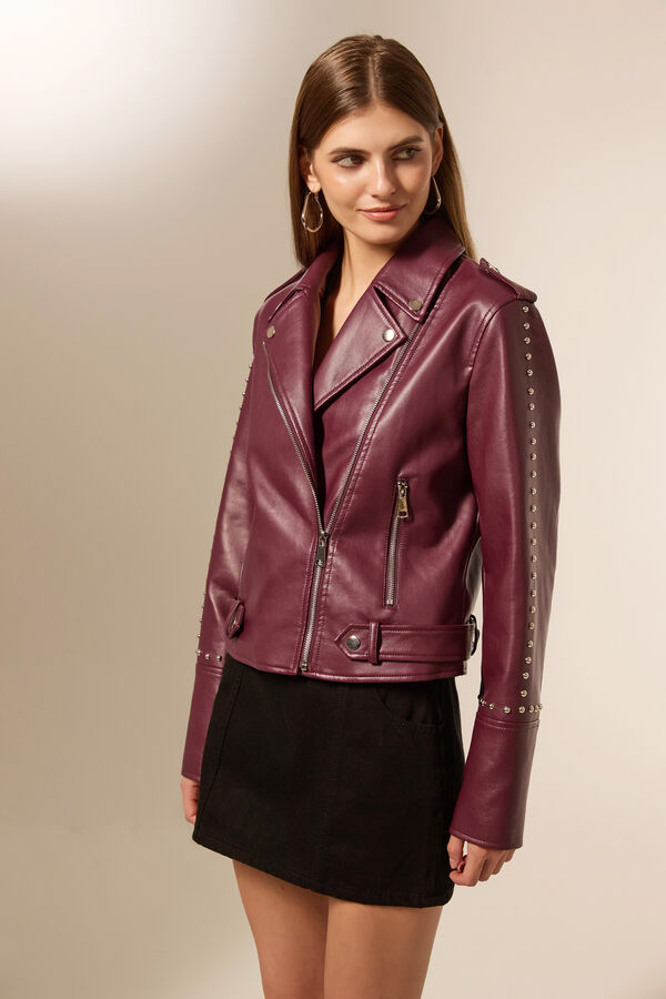 CHAQUETA CASSIAR CEREZA OSCURO image number null