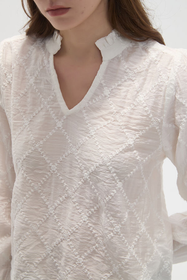 BLUSA ORYVAL MARFIL  / OFF WHITE image number null