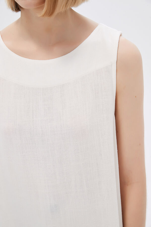 MUSCULOSA PEDER MARFIL  / OFF WHITE image number null
