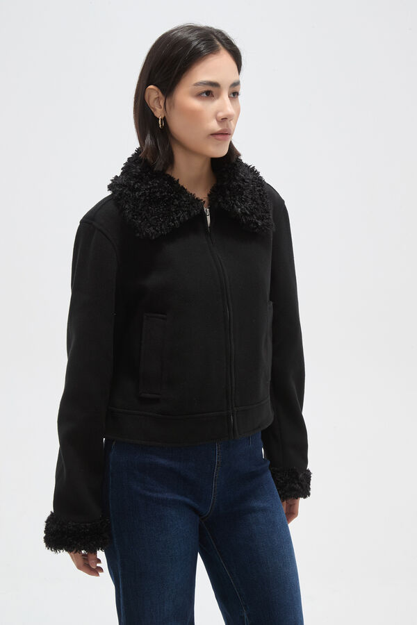 CAMPERA URVAL NEGRO image number null