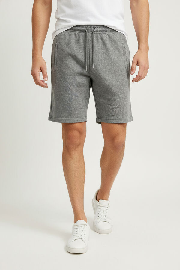 SHORT YIGITA GRIS MELANGE image number null