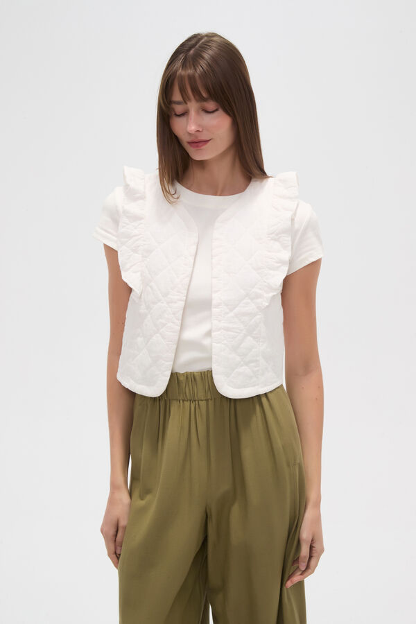 CHALECO BUFIMA BLANCO image number null