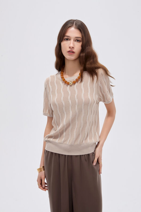 REMERA GRUAE 70809 BEIGE image number null