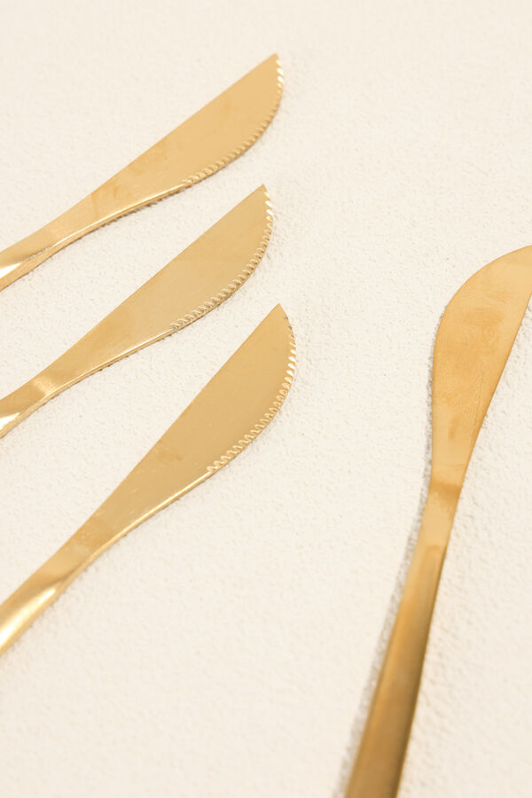 Cuchillo Fiordo, Set 4 un. Dorado COLOR UNICO image number null