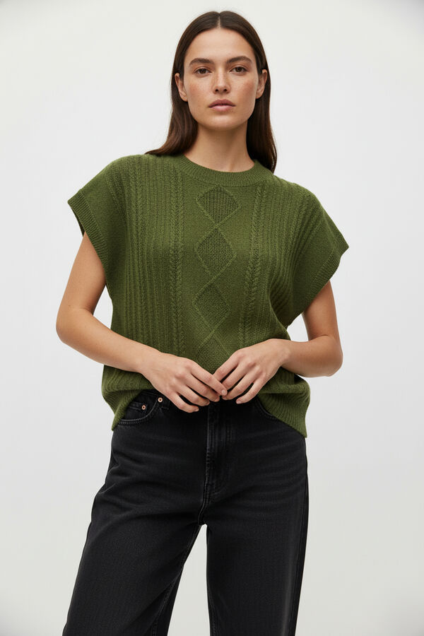 CHALECO GIAN VERDE OLIVA image number null