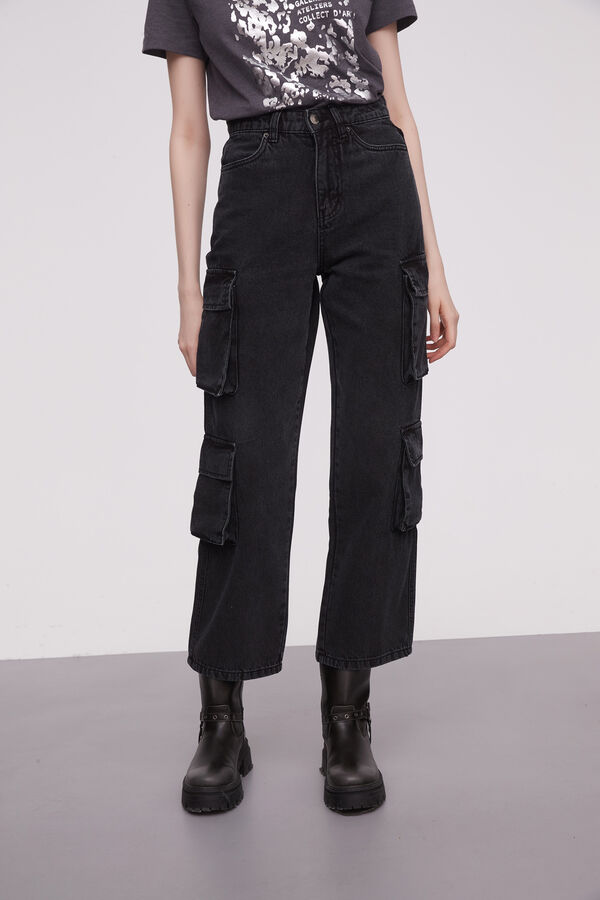PANTALON MARGA GRIS OSCURO image number null