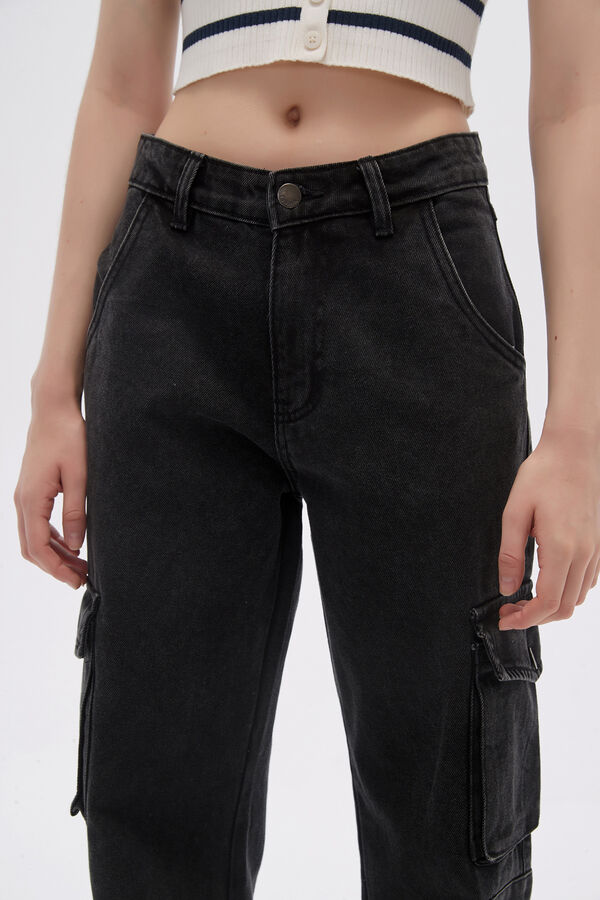 PANTALON SASH GRIS OSCURO image number null