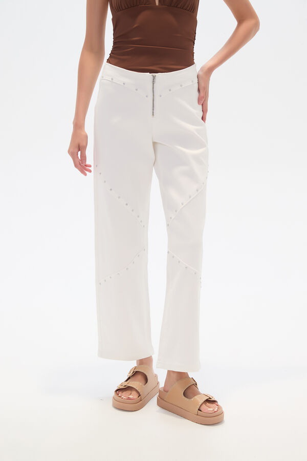 PANTALON BAICERE MARFIL  / OFF WHITE image number null