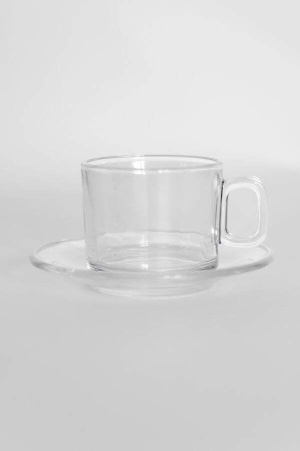 Taza con Plato COLOR UNICO image number null