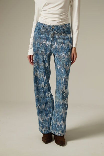 PANTALON MEREL 70607 AZUL GRISACEO image number null